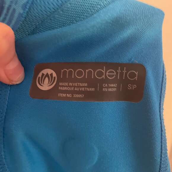 Mondetta Blue Athletic Floral Jacket - Picture 5 of 8